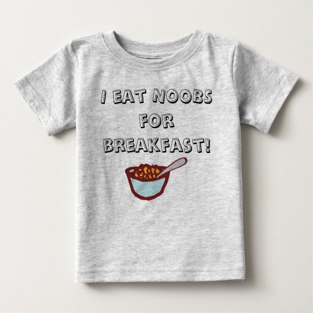 NOOB eater Baby T-Shirt (Front)