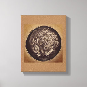 Noodle Bowl Canvas Print