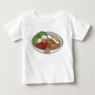 Noodle cartoon illustration baby T-Shirt