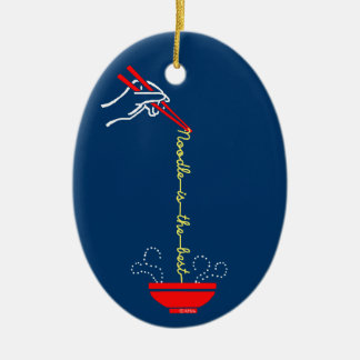 Noodle is the best ceramic tree decoration