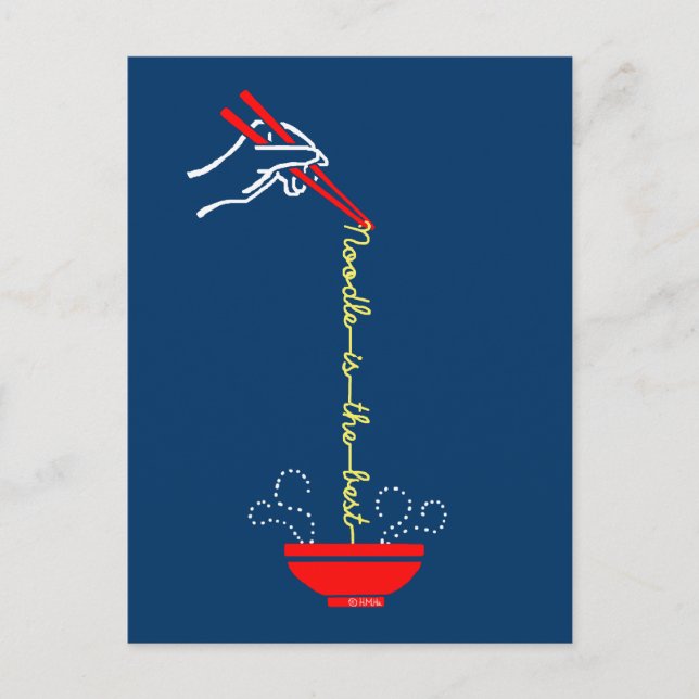 Noodle is the best postcard (Front)