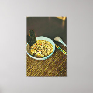 Noodle lover design canvas print