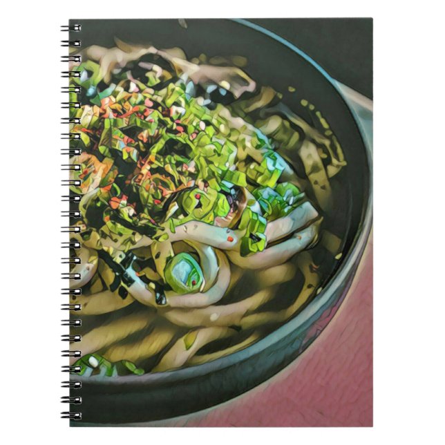 Noodle lover design notebook (Front)