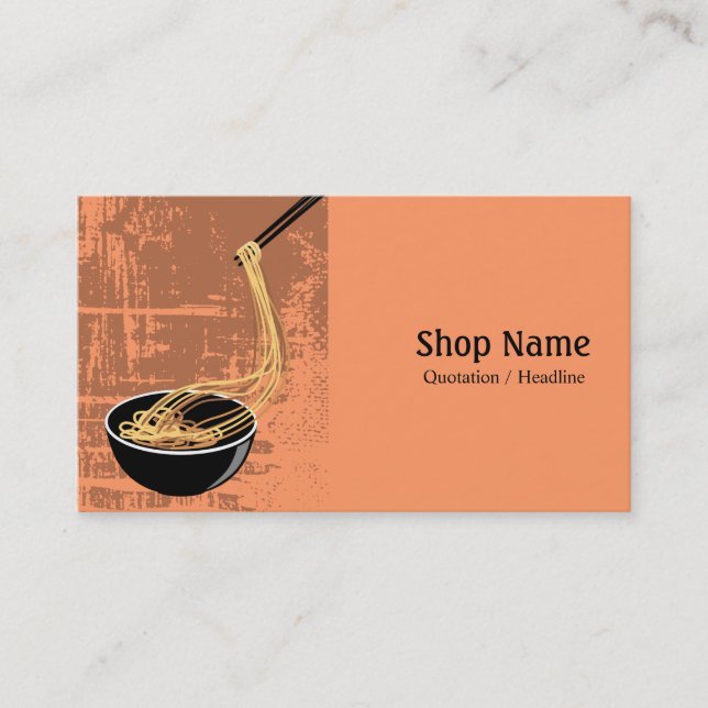 Noodle Shop Business Card (Front)
