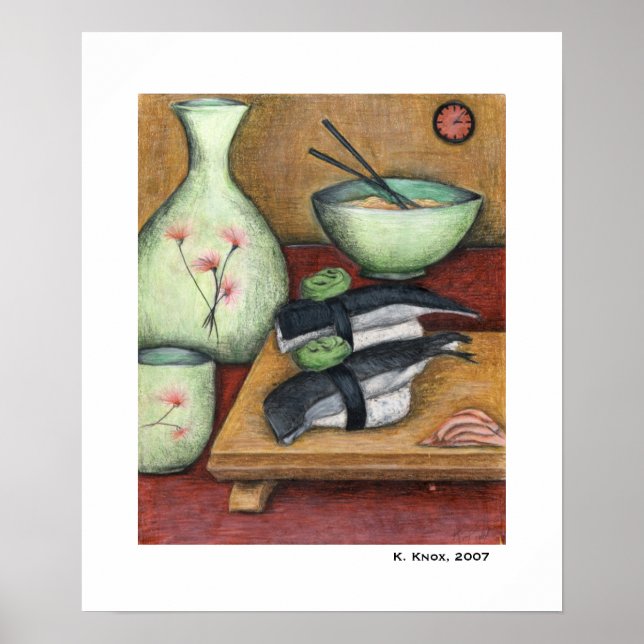 Noodles and Fishes Poster (Front)