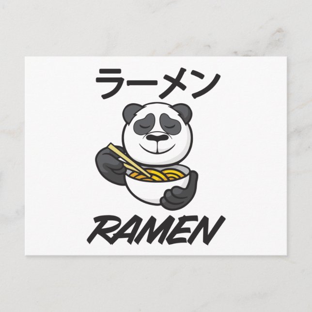 Noodles Anime Manga Funny Cute Japan Otaku Outfit Postcard (Front)