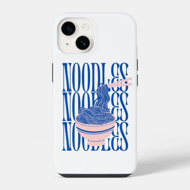 Noodles Creative Art iPhone Case (Back)