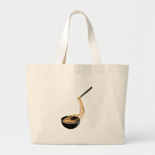 Noodles Large Tote Bag