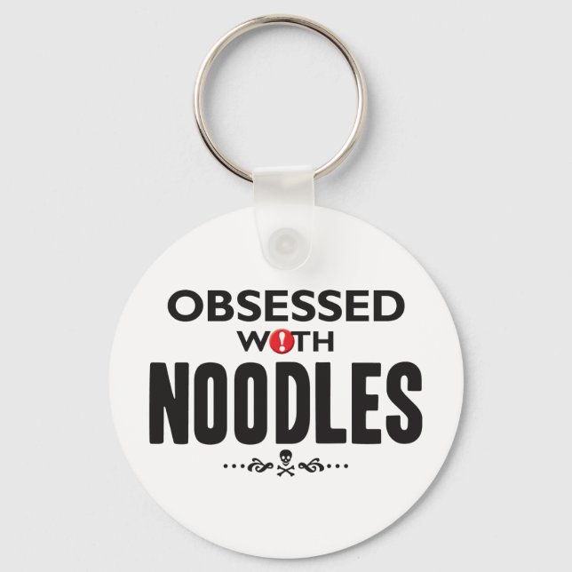 Noodles Obsessed Key Ring (Front)