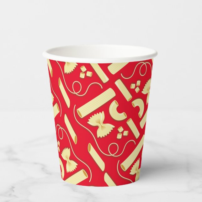 Noodles Pasta Kid 1st Birthday Party Italian Paper Cups (Front)