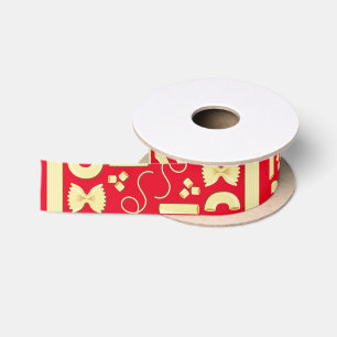 Noodles Pasta Kid 1st Birthday Party Italian Satin Ribbon