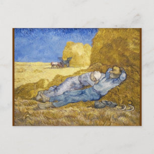 Noon - Rest from Work (after Millet) Postcard