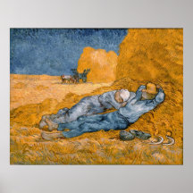 Noon – Rest from Work by Vincent Van Gogh