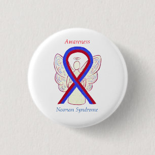Noonan Syndrome Awareness Ribbon Angel Pins