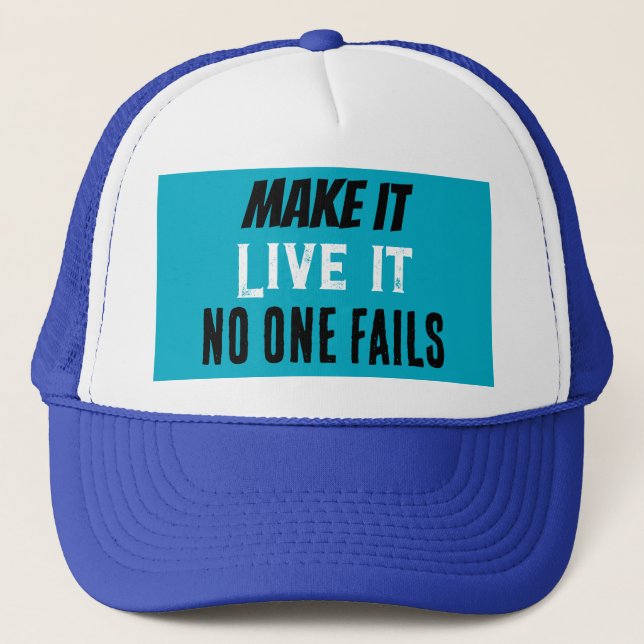 noone fails trucker hat (Front)