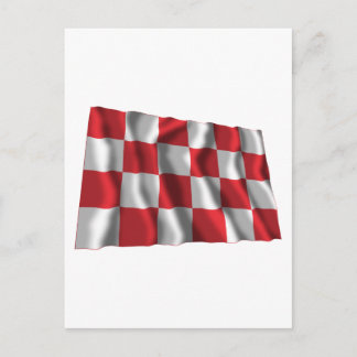 Noord-Brabant Waving Flag Postcard