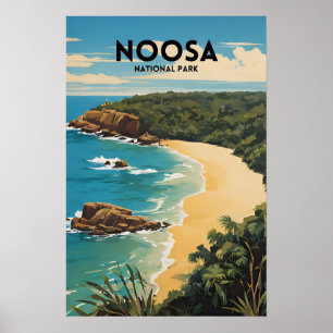Noosa National Park Traditional Travel Poster