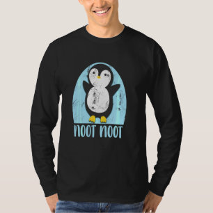 Noot Noot Funny Penguin Bird Sound Christmas Winte T-Shirt