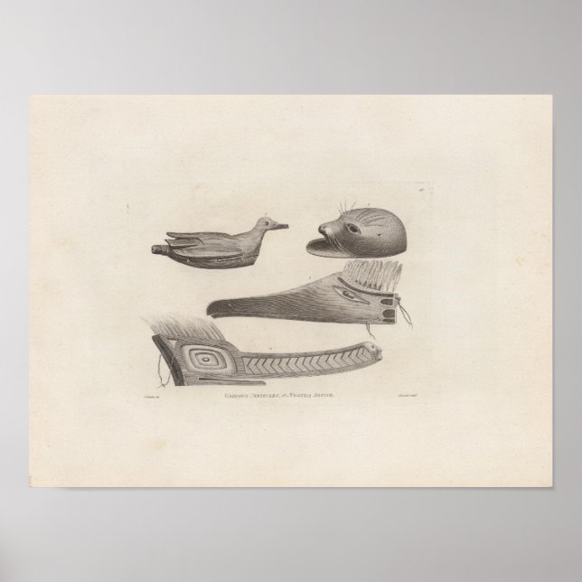 Nootka articles, British Columbia Poster (Front)