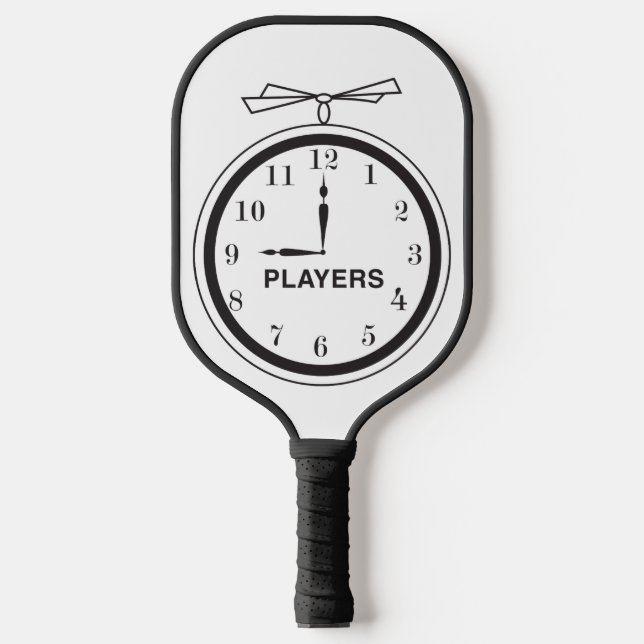 NOP Clock Logo pickleball paddle (Front)