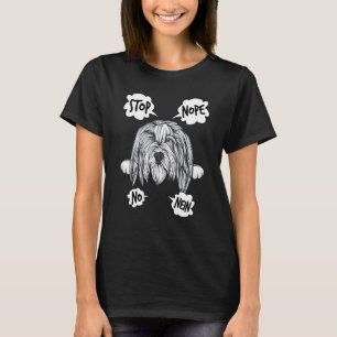 Nope Bearded Collie T-Shirt