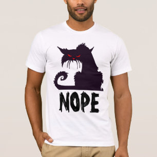 NOPE BLACK CAT T-shirts