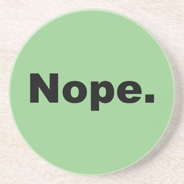 Nope Coaster (Front)