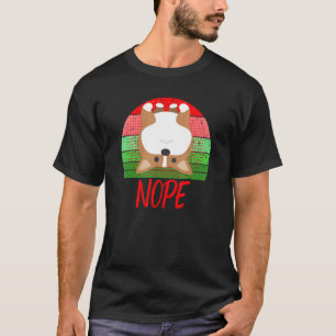 Nope Corgi Christmas, Introvert T-Shirt
