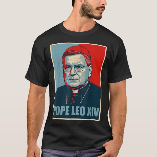 Nope Da Pope From Chicago Leo Xiv Provost Tee  (Front)
