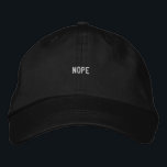Nope Dad Embroidered Hat<br><div class="desc">Nope Dad Embroidered Hat</div>