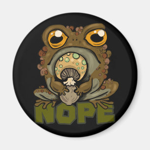 Nope! Grumpy Toad Magnet
