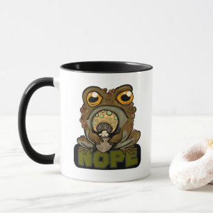 Nope! Grumpy Toad Mug