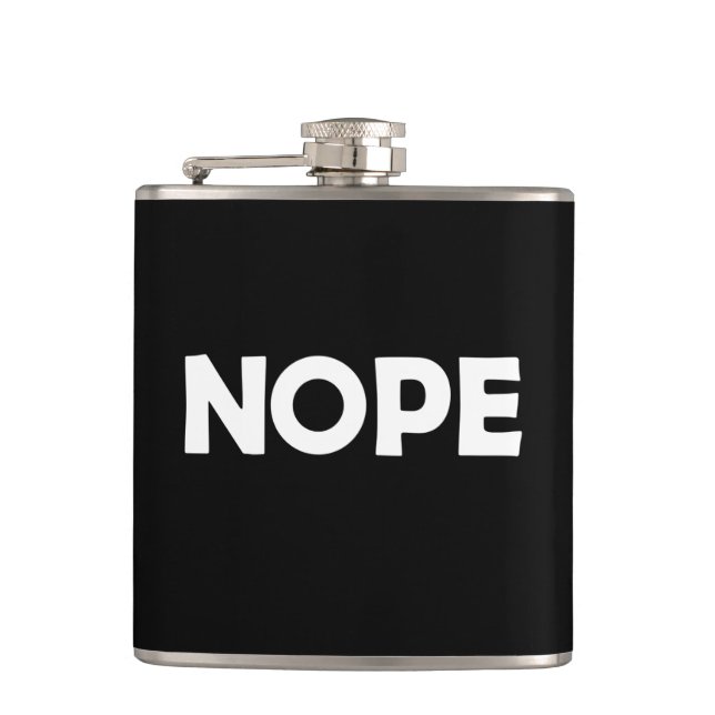 NOPE HIP FLASK (Front)
