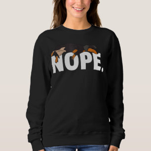 Nope Lazy Dachshund Dog Puppy Pet Paw Animal Sweatshirt