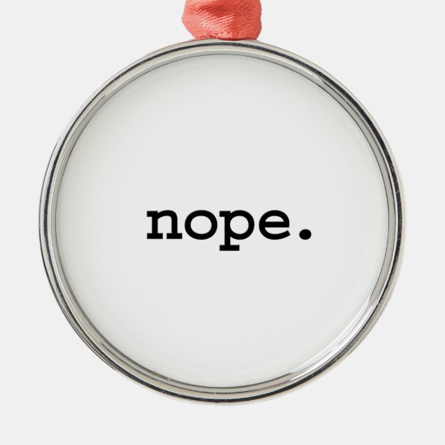 nope. metal tree decoration (Front)