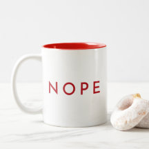 NOPE Modern Trendy Typography