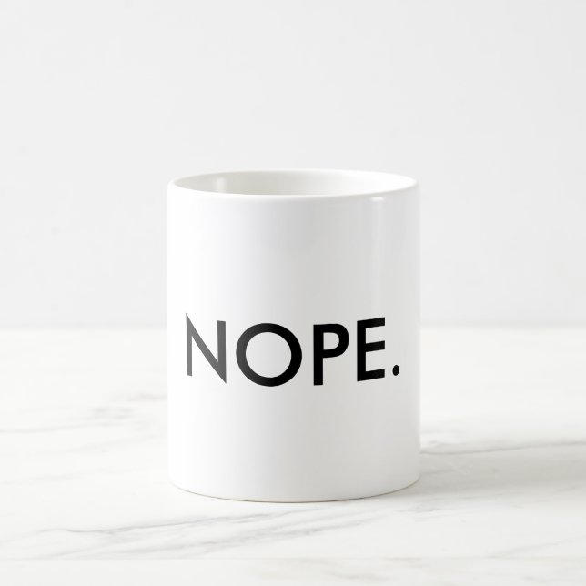 nope mug (Center)