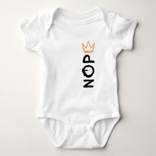 Nope No Kings America Democracy Anti-Trump I Baby Bodysuit