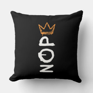 Nope No Kings America Democracy Anti-Trump I Cushion