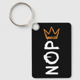 Nope No Kings America Democracy Anti-Trump I Key Ring
