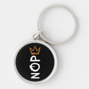 Nope No Kings America Democracy Anti-Trump I Key Ring