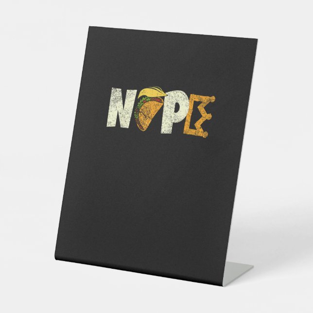 Nope No Kings In America We The People Political  Pedestal Sign (Front)