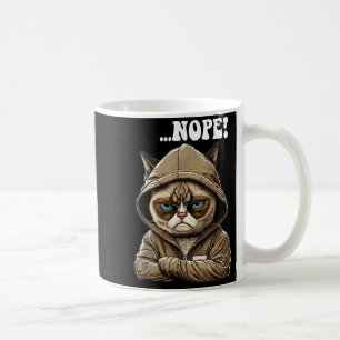 Nope! Nope - Employee Work Colleagues Teenager Cat Coffee Mug