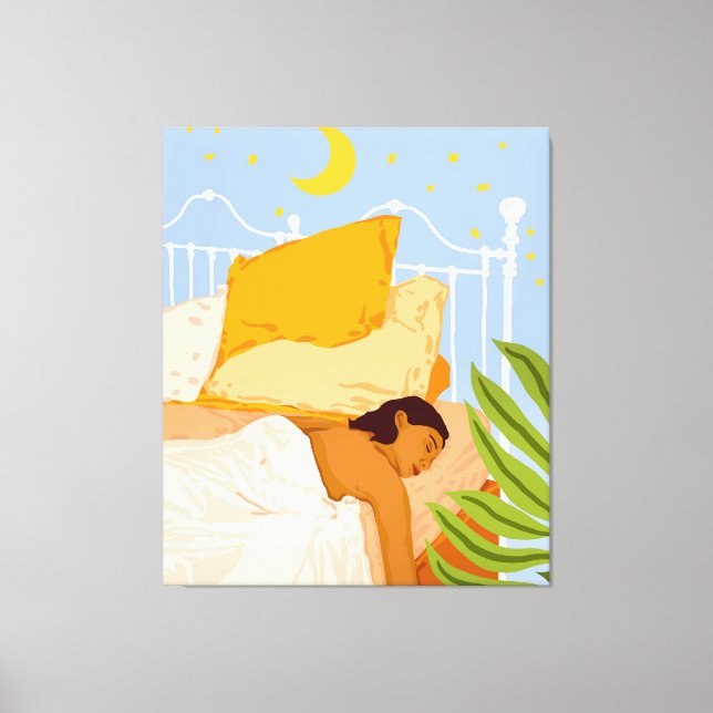 Nope. Not Today. Canvas Print (Front)