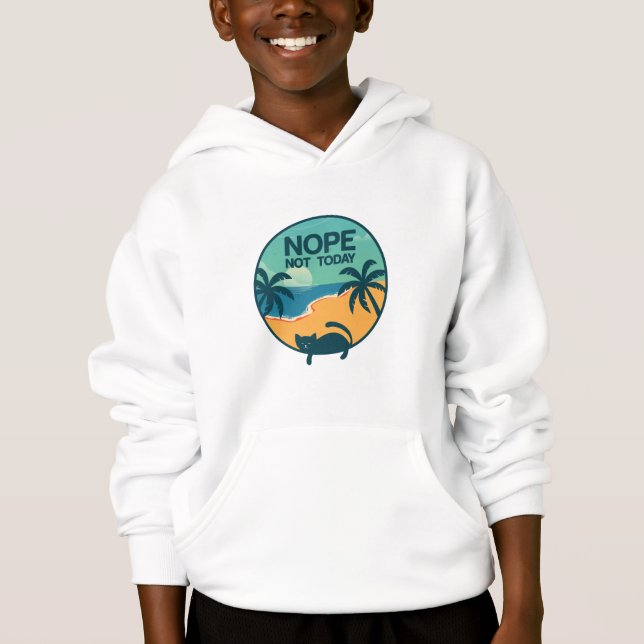 nope not today cat | cats lovers design  (Front)