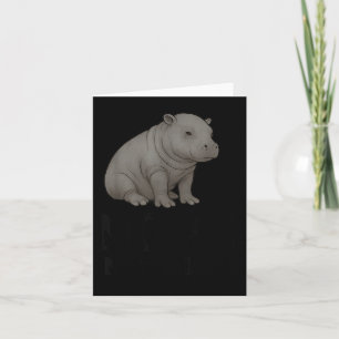 Nope Not Today Cute Mars The Hip Funny Lazy Quote Card