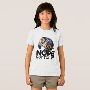 Nope Not Today German Shepherd Tri-Blend Shirt