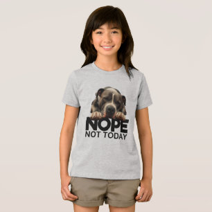 Nope Not Today Pitbull Tri-Blend Shirt