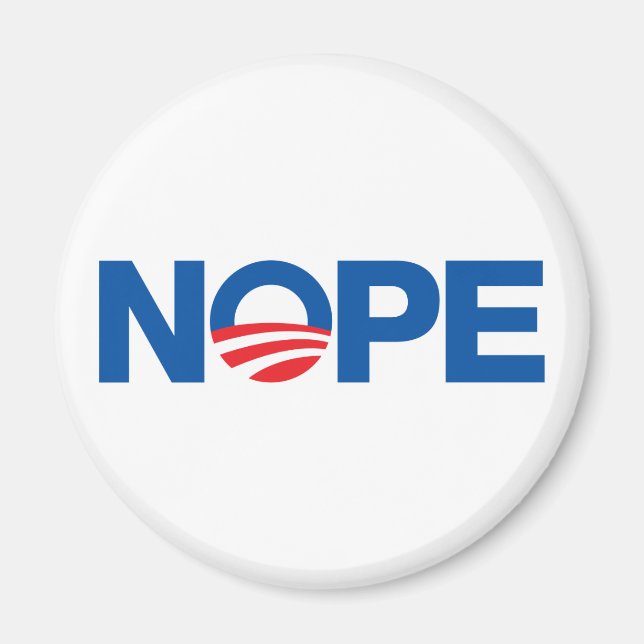 Nope Obama Magnet (Front)