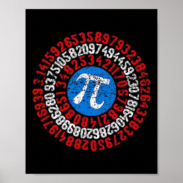 Nope Pi Day Funny Face Mask Teacher Student Quaran Poster (Front)